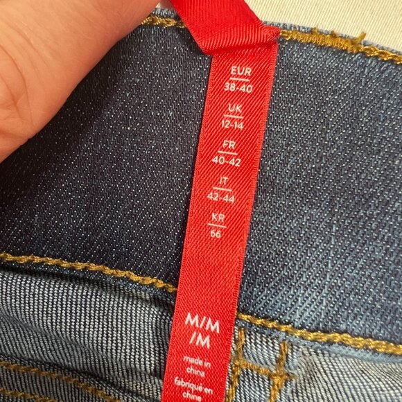 SPANX Denim Stretch Flare jeans Dark Wash Pull On Shapewear Medium - Picture 12 of 12